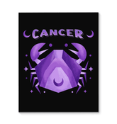 Cancer Wrapped Canvas 16x20 | Zodiac Series 2 - Beyond T-shirts